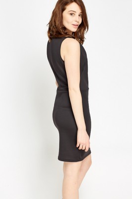 Bodycon Basic Dress XS / Viscose / Black